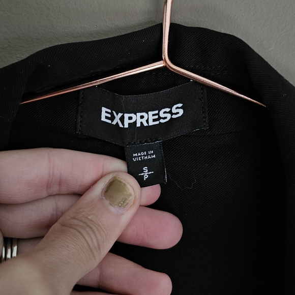 Express Cropped Utility Jacket Coat - Picture 4 of 7